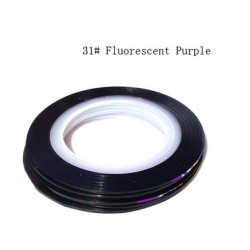 Fir metalic adeziv modele unghii #31